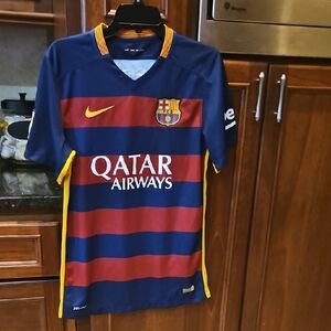 Nike Blue and Yellow Dri-FIT Jersey